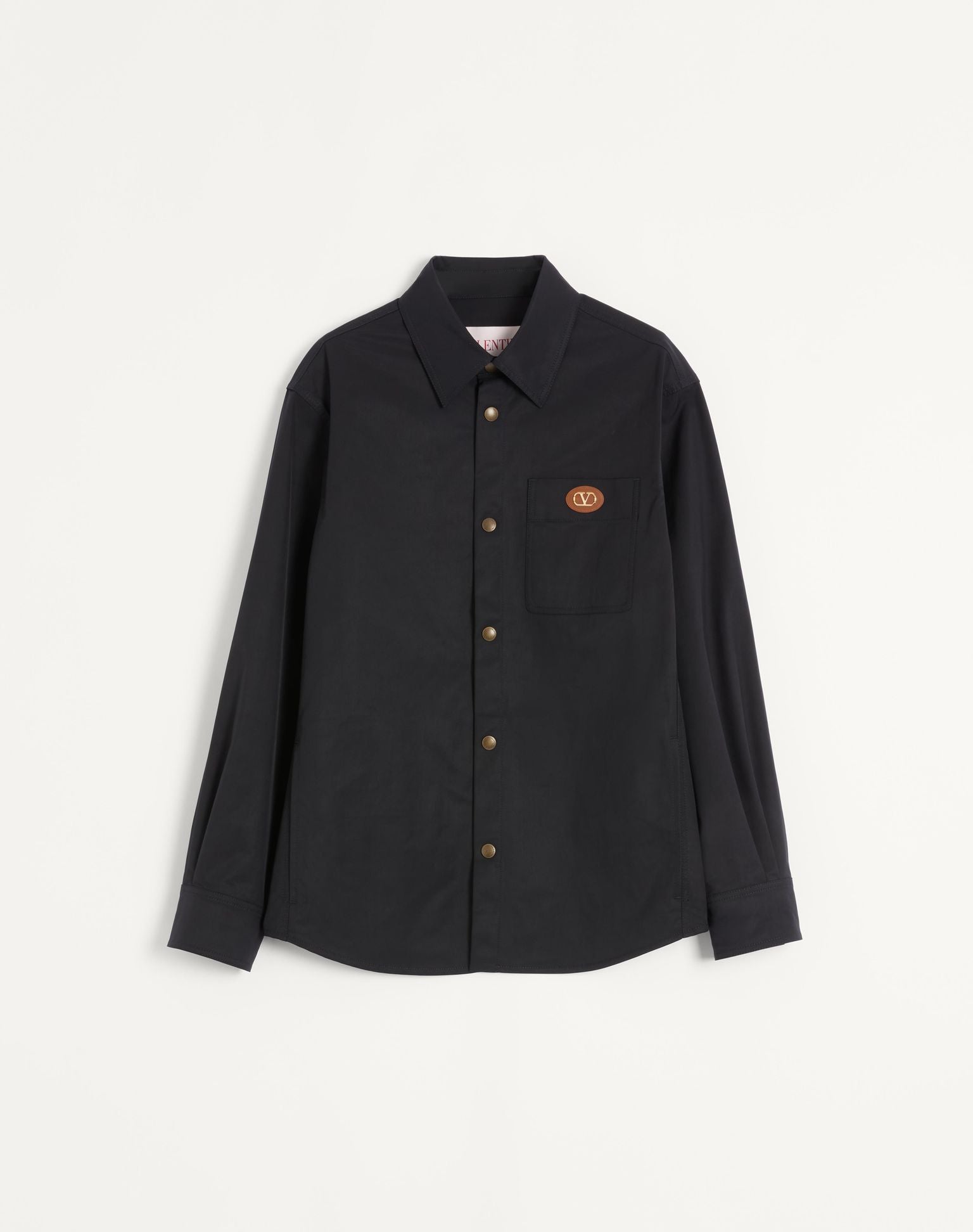 VALENTINO Nylon Shirt Jacket With Patch VLogo
