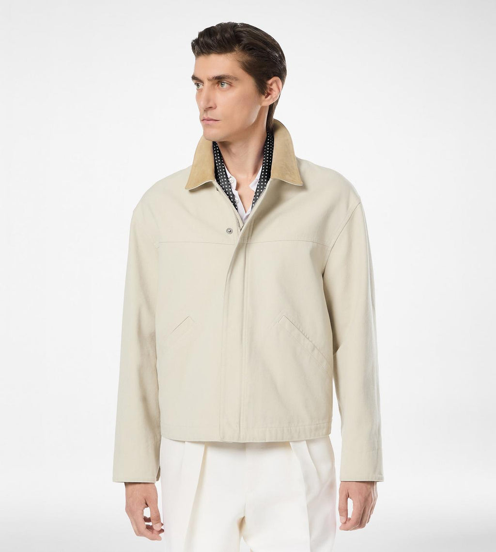 TOM FORD COTTON CANVAS WORKWEAR JACKET