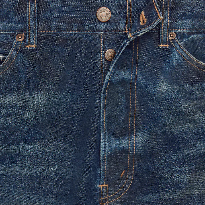 CELINE wesley jeans in indigo dark stone denim