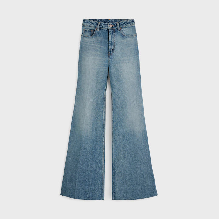 CELINE FLARE JEANS 001 IN DENIM
