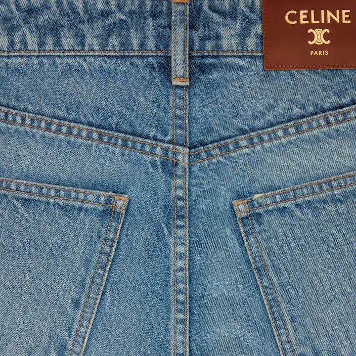 CELINE FLARE JEANS 001 IN DENIM