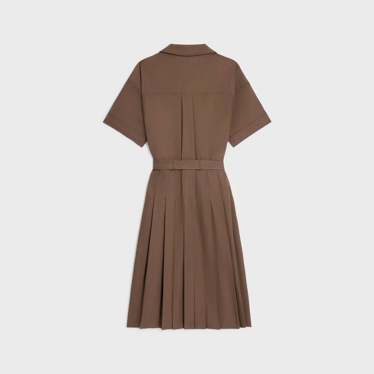 CELINE saharienne dress IN cotton gabardine