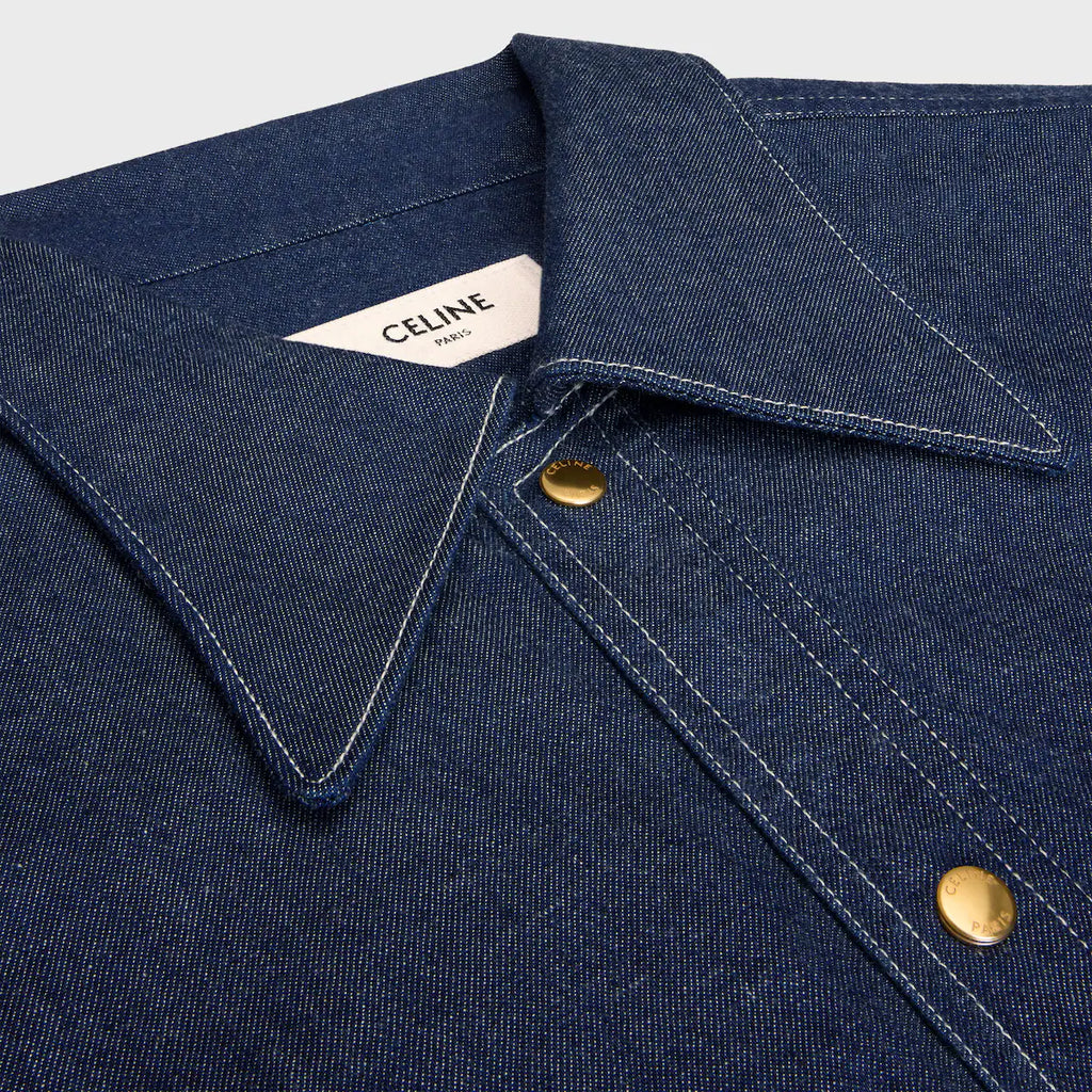 CELINE shirt IN COTTON DENIM