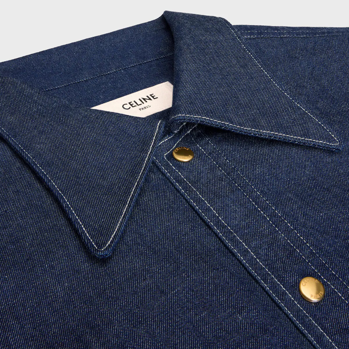CELINE shirt IN COTTON DENIM