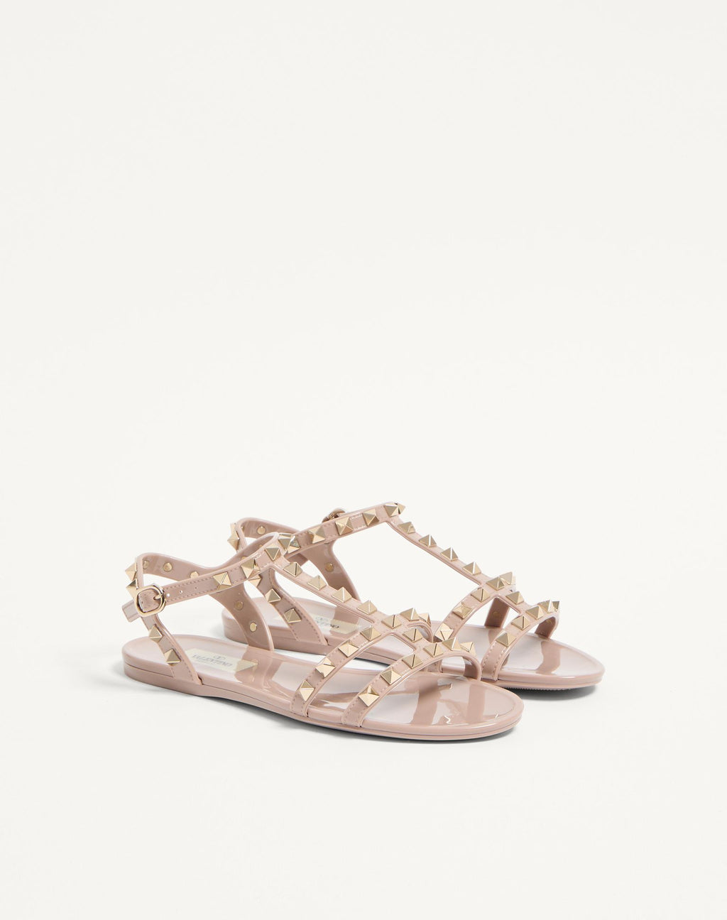 VALENTINO Rockstud Flat Rubber Sandal