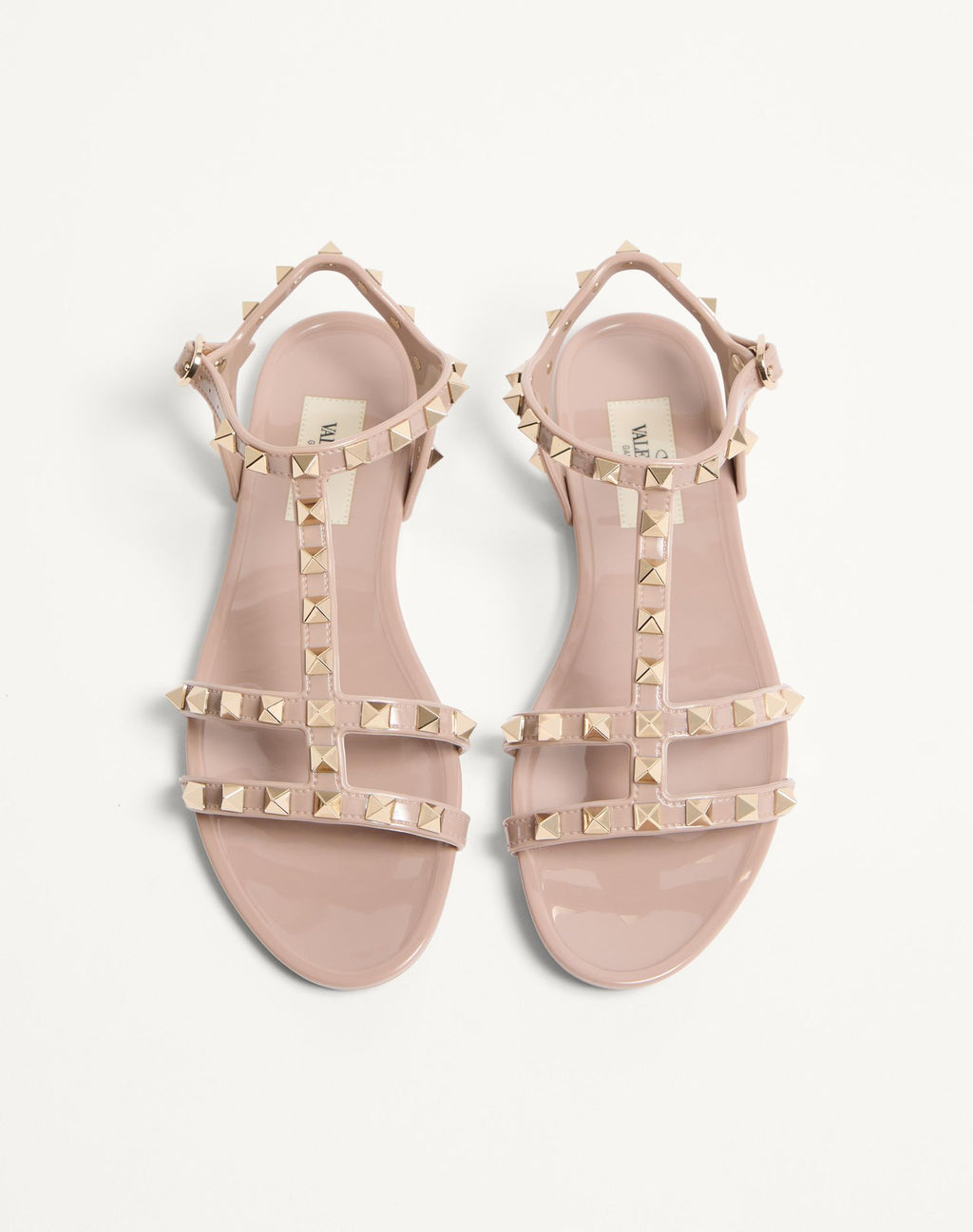 VALENTINO Rockstud Flat Rubber Sandal