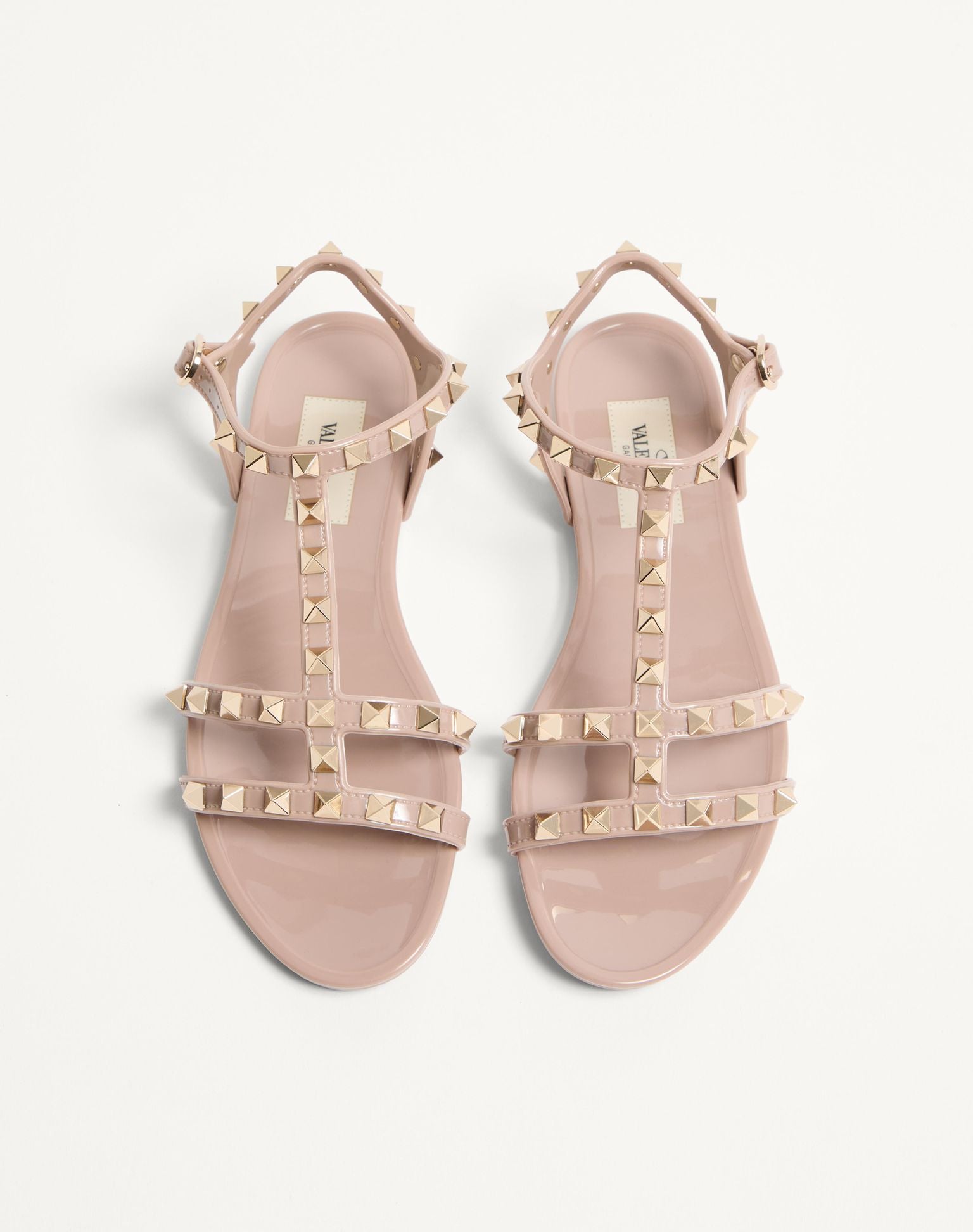 VALENTINO Rockstud Flat Rubber Sandal