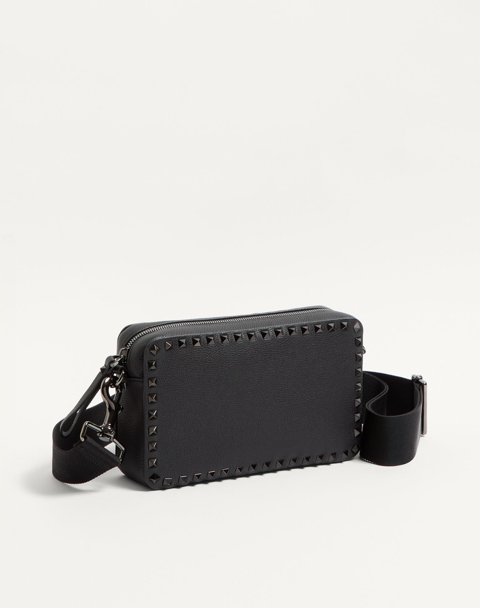 VALENTINO Rockstud Grainy Calfskin Crossbody Bag