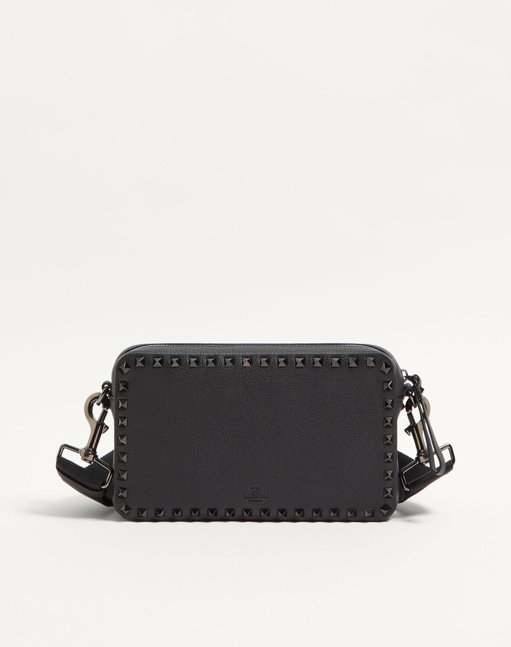 VALENTINO Rockstud Grainy Calfskin Crossbody Bag