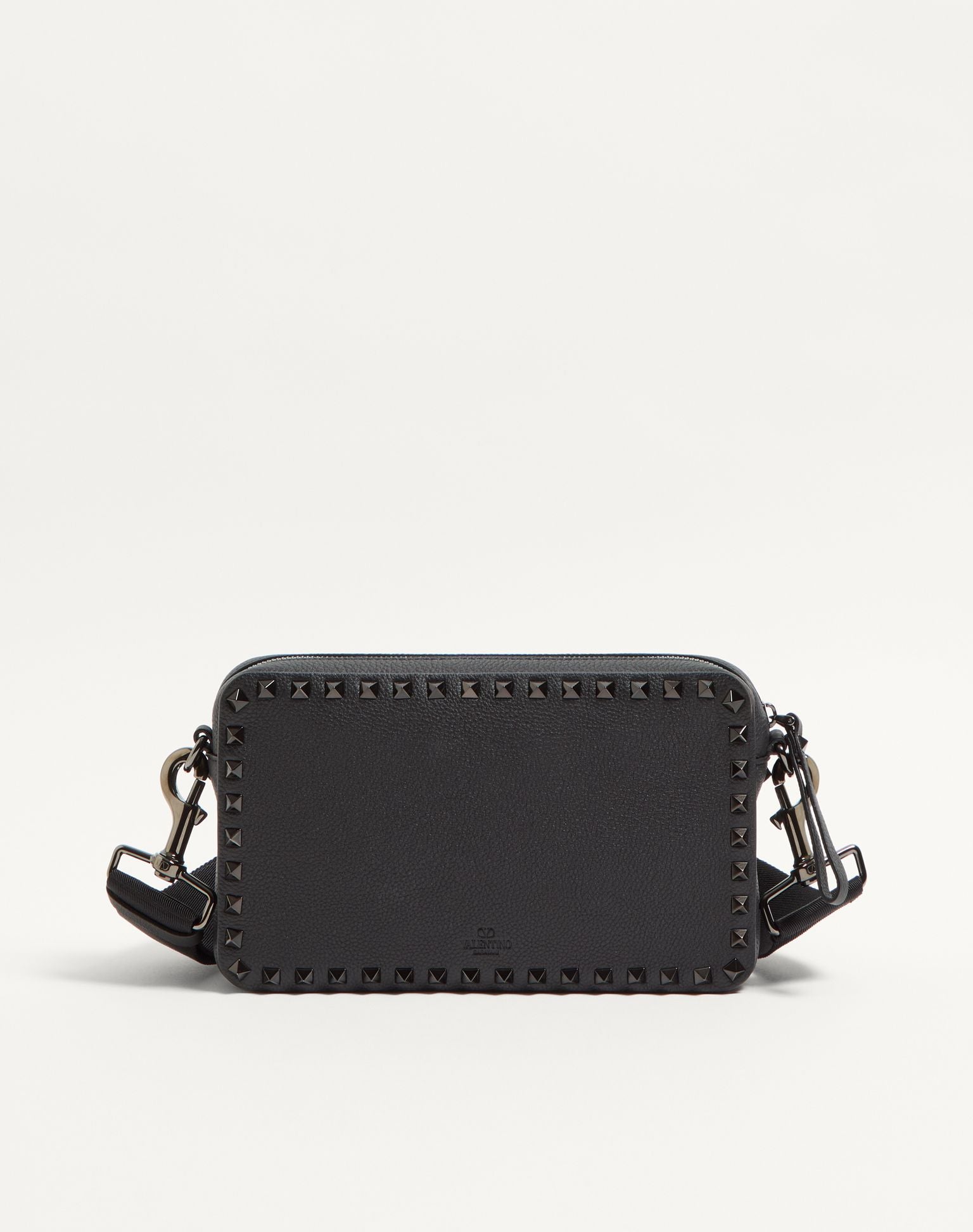 VALENTINO Rockstud Grainy Calfskin Crossbody Bag