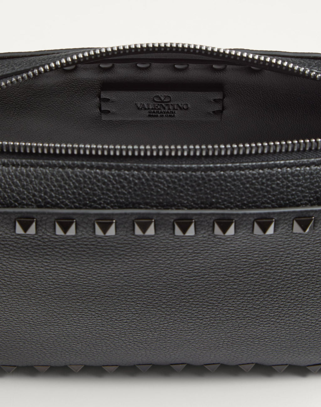 VALENTINO Rockstud Grainy Calfskin Crossbody Bag