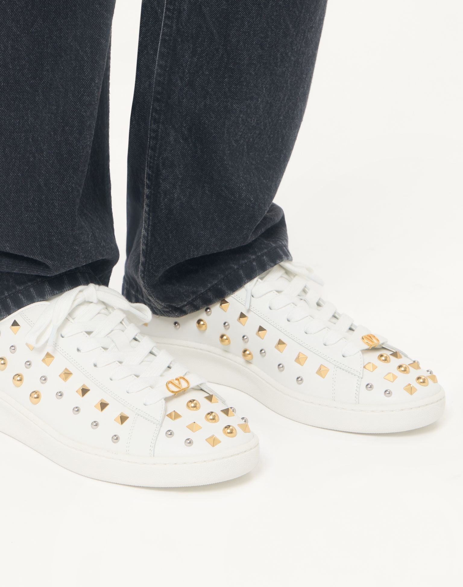 VALENTINO Royco Trainer With Stud Detail