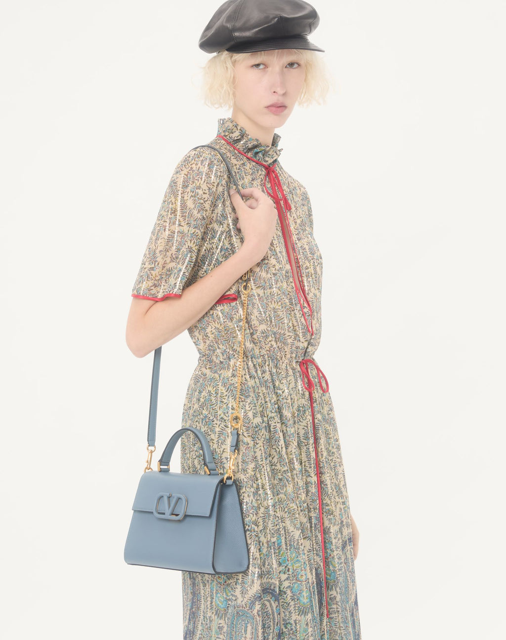 VALENTINO Small Vsling Grainy Handbag