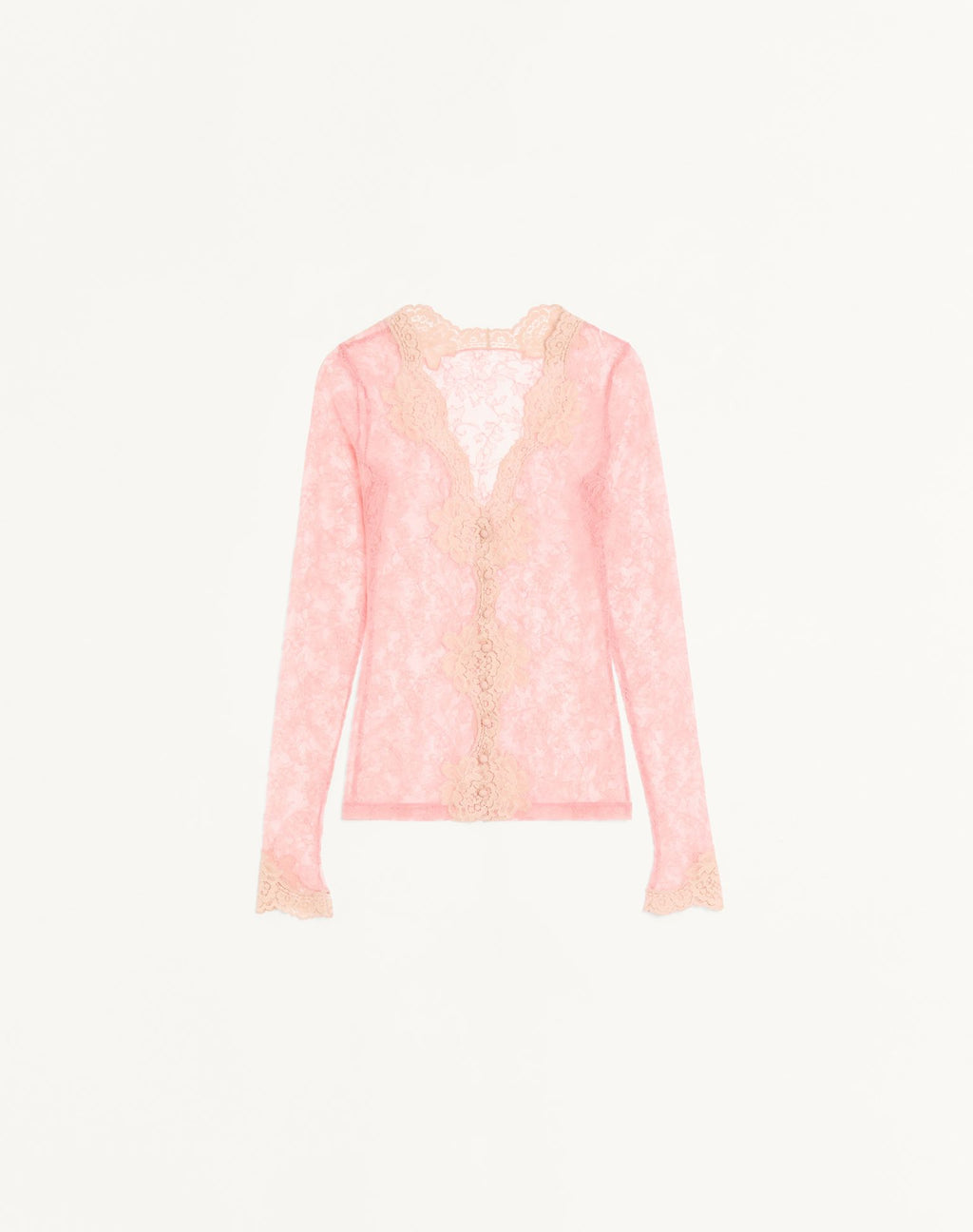 VALENTINO Stretch Lace Cardigan