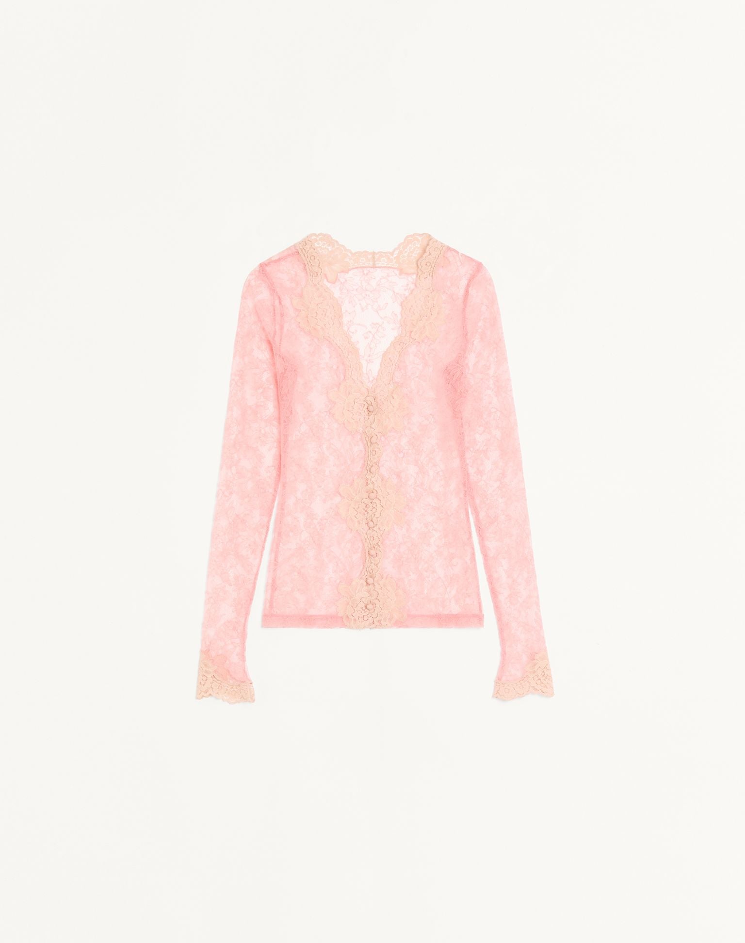VALENTINO Stretch Lace Cardigan
