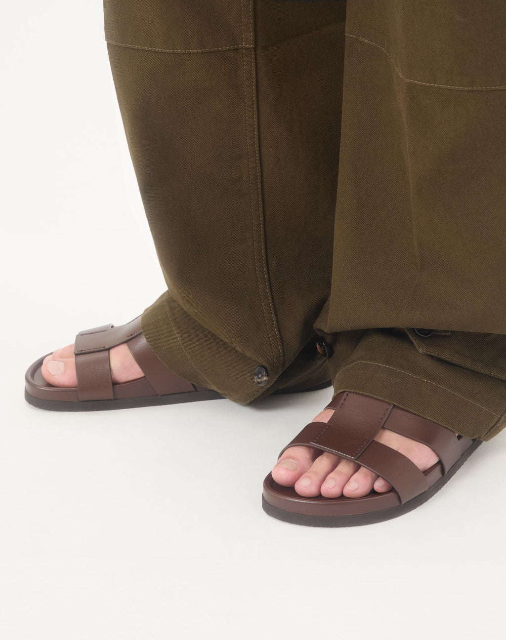 VALENTINO Studshield Slide Sandal