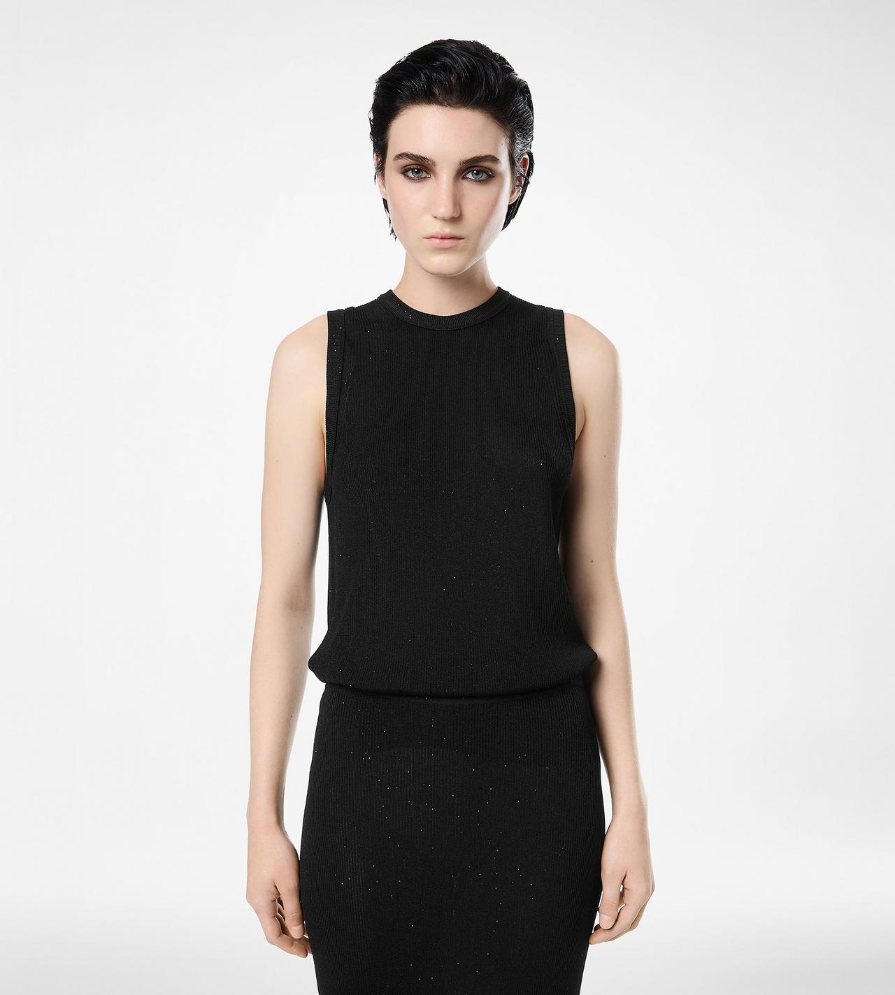 TOM FORD MICRO SEQUINS EMBELLISHED TOP