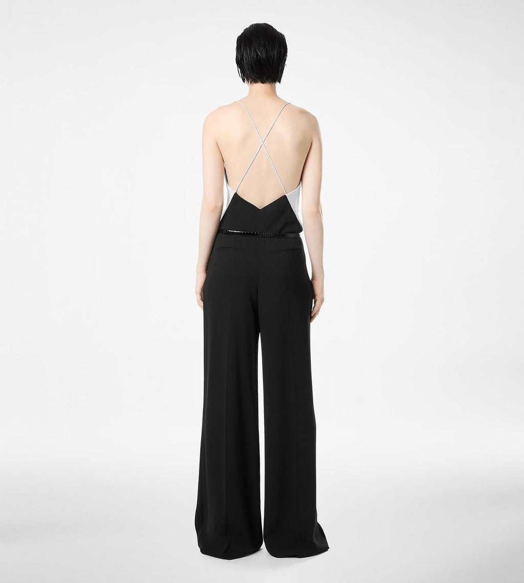 TOM FORD DOUBLE GEORGETTE JUMPSUIT