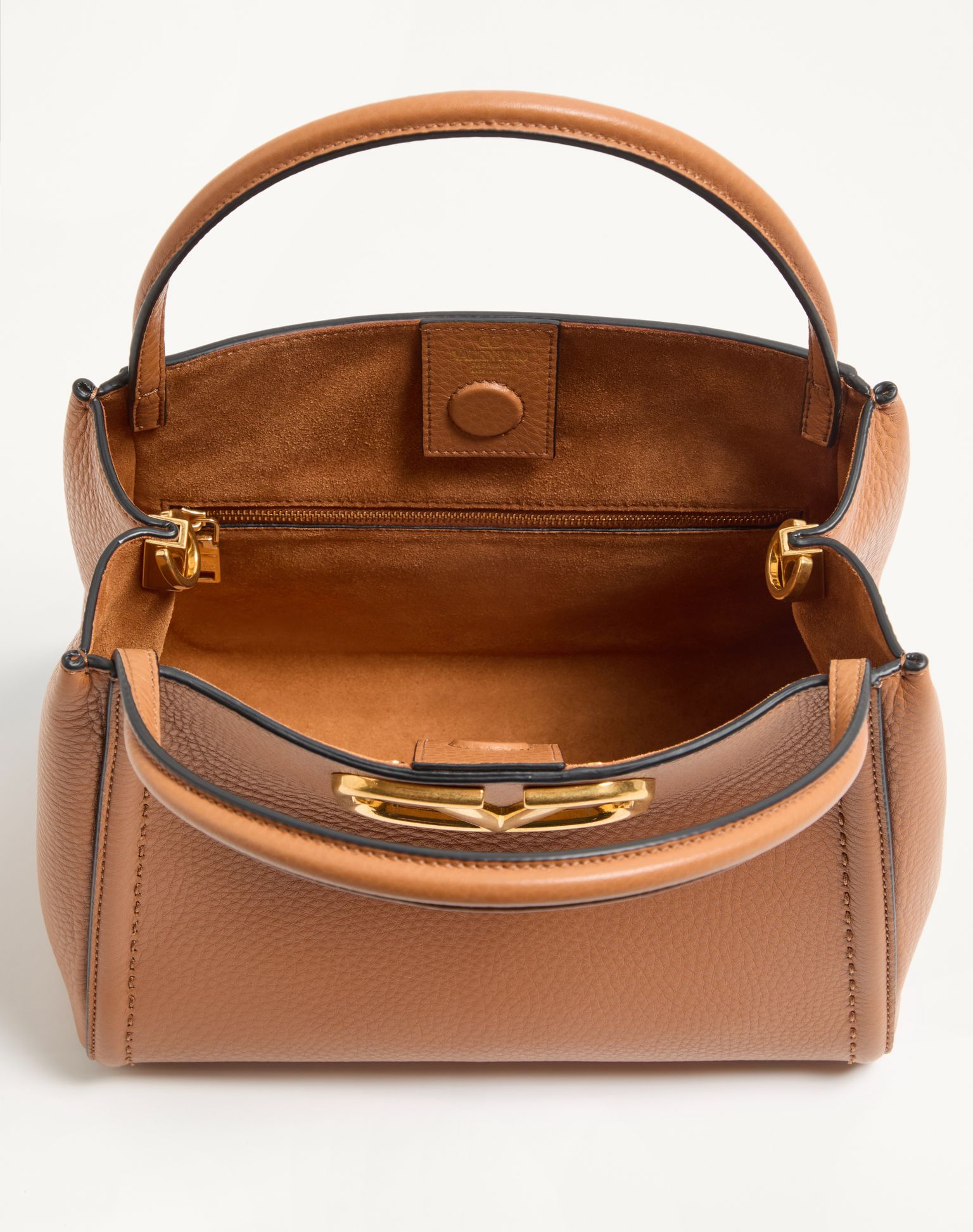 VALENTINO Garavani handbag with Cherryfic embroidered ribbon shoulder strap
