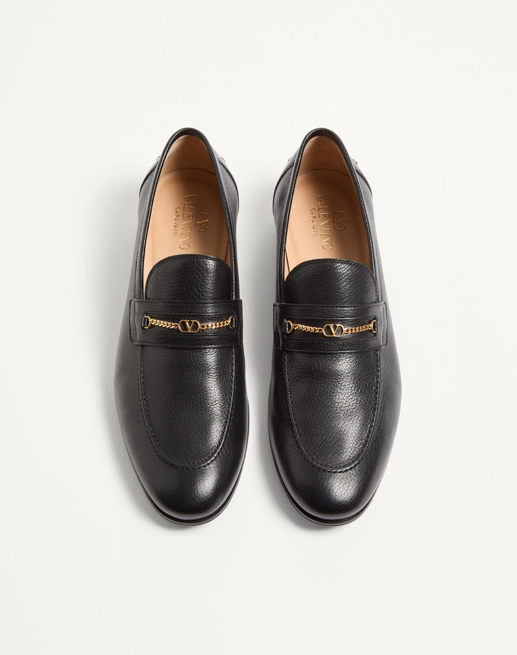 VALENTINO Vlogo Signature Kidskin Moccasin