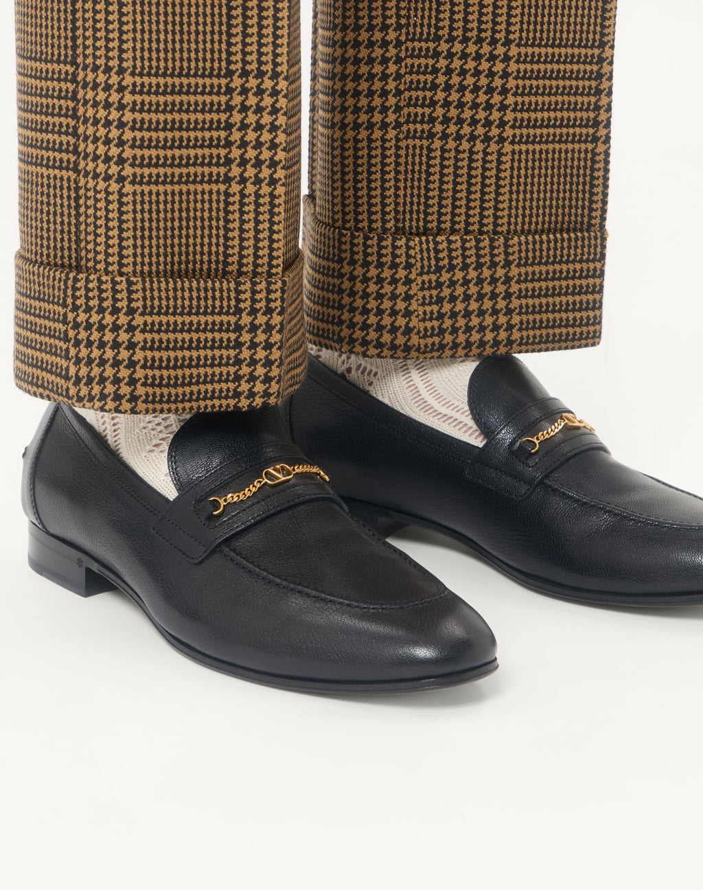 VALENTINO Vlogo Signature Kidskin Moccasin
