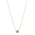 18K Rose Gold Cermet Small B.Zero1 Pendant Necklace