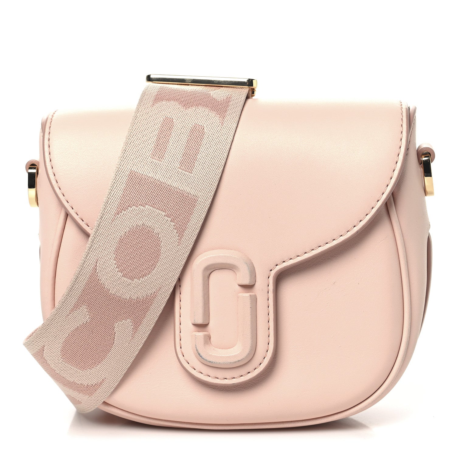 Calfskin Small The Covered J Marc Saddle Bag Rose Dust