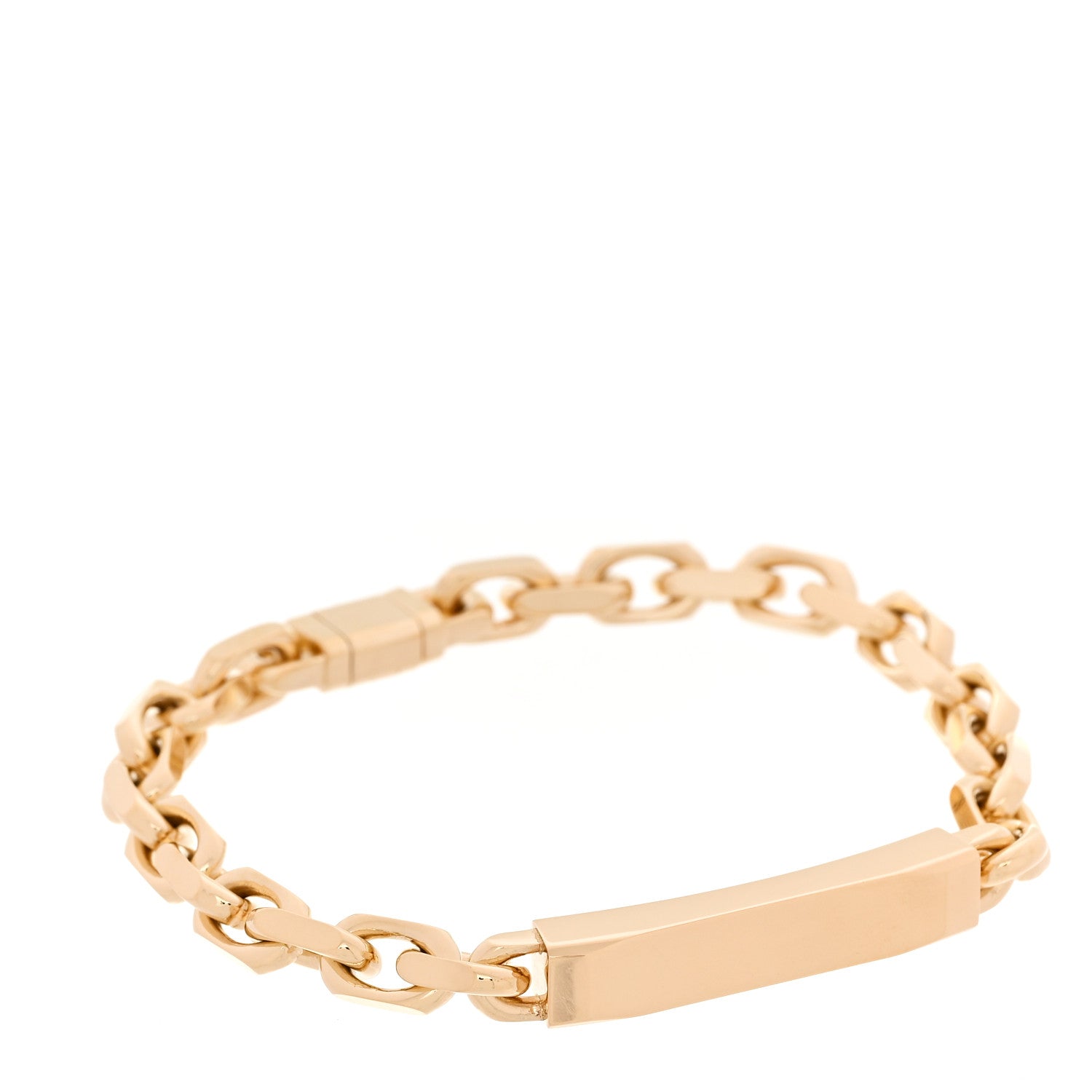 18K Yellow Gold 1837 Makers ID Chain Bracelet