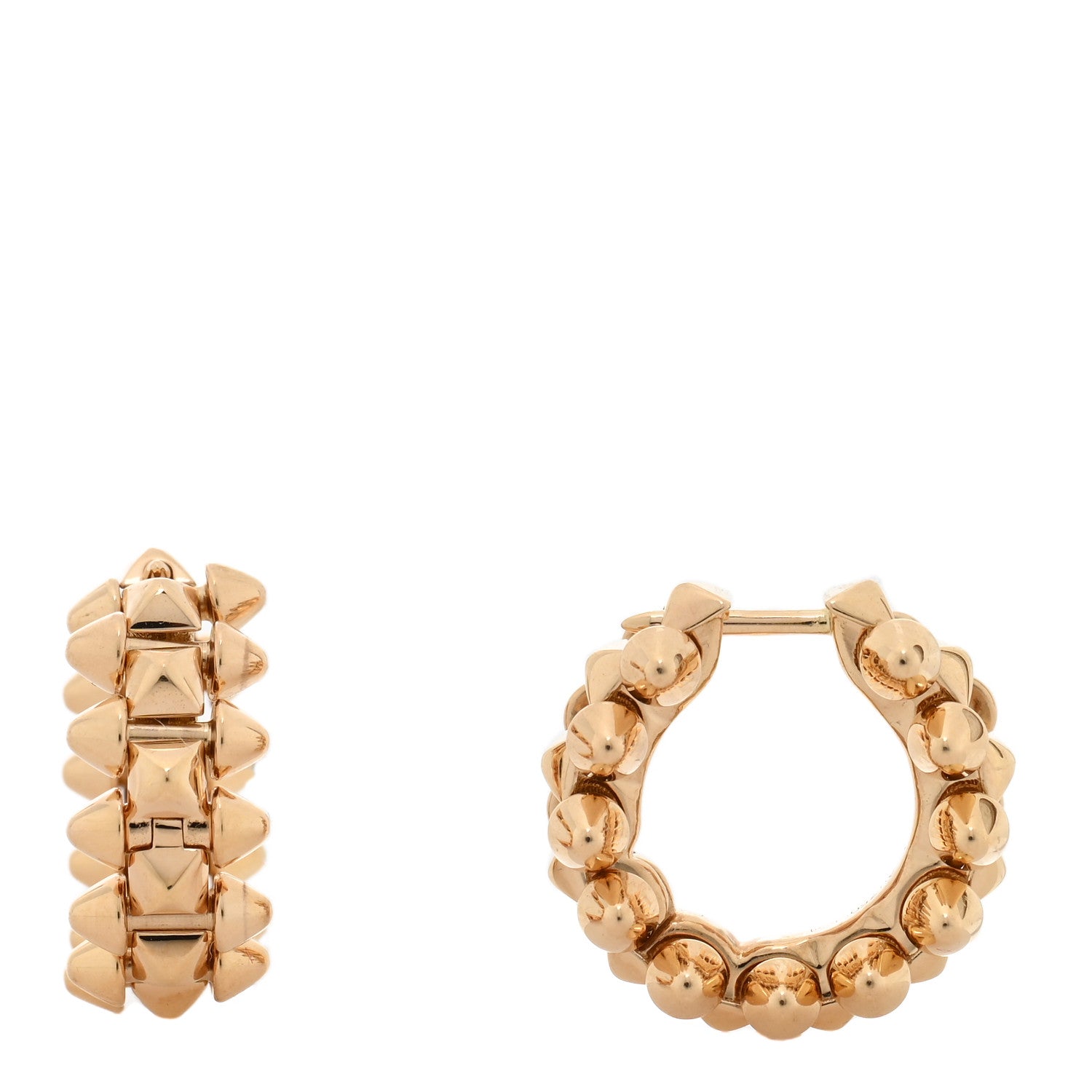 18K Pink Gold Mini Clash de Cartier Earrings