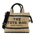 Straw Jacquard Medium The Traveler Tote Bag Natural