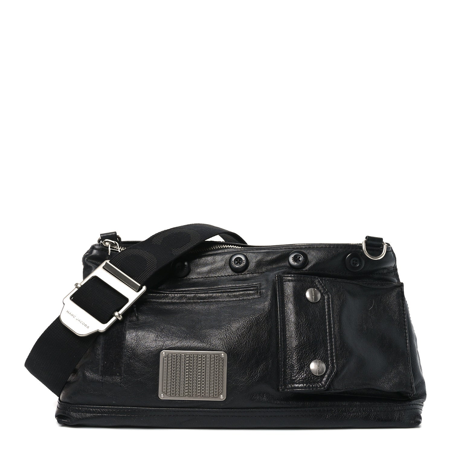 Goatskin The Large Cargo Bag Black