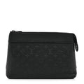 Shadow Calfskin Monogram Pochette Voyage Souple Black