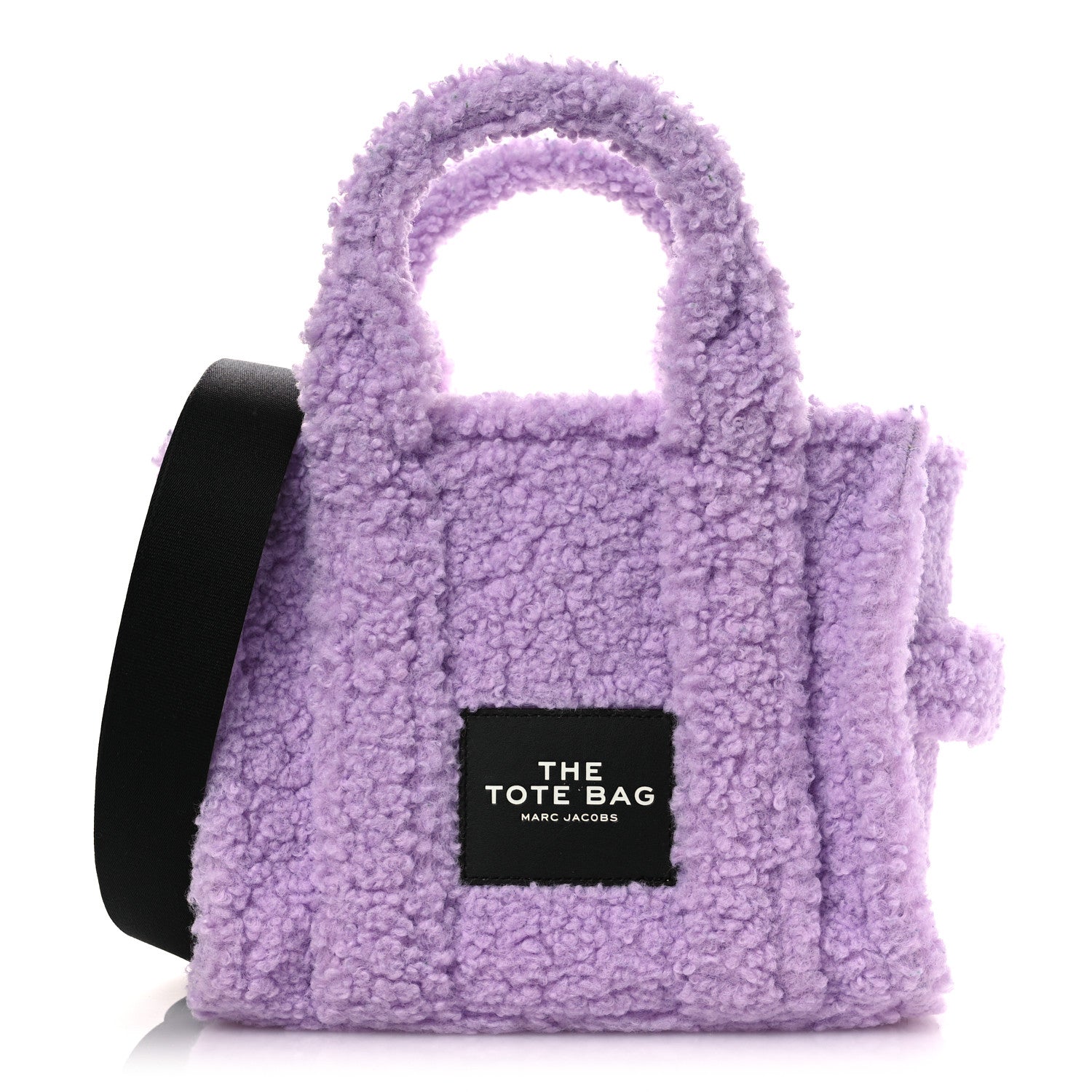 Polyester Cotton Small The Teddy Traveler Tote Bag Lilac