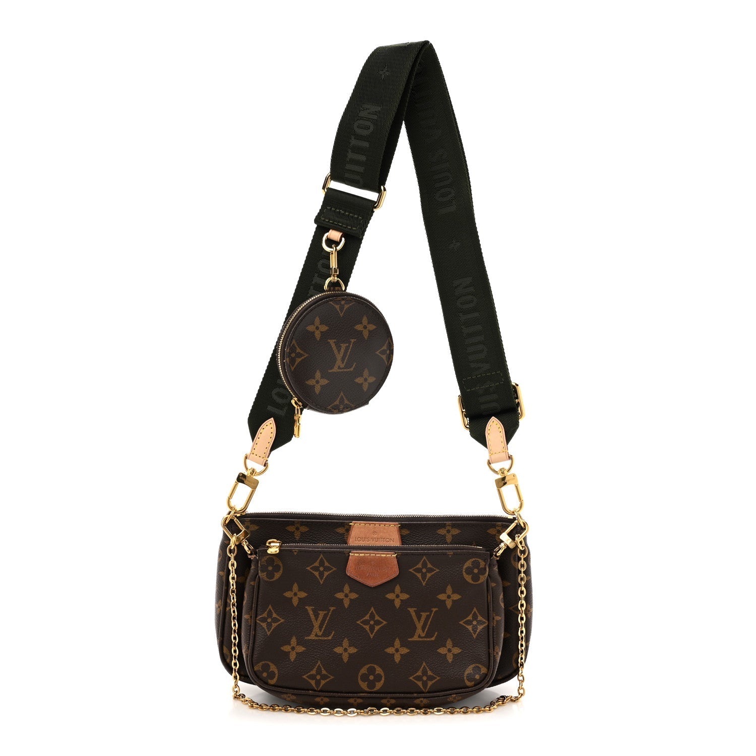 Monogram Multi Pochette Accessories Kaki