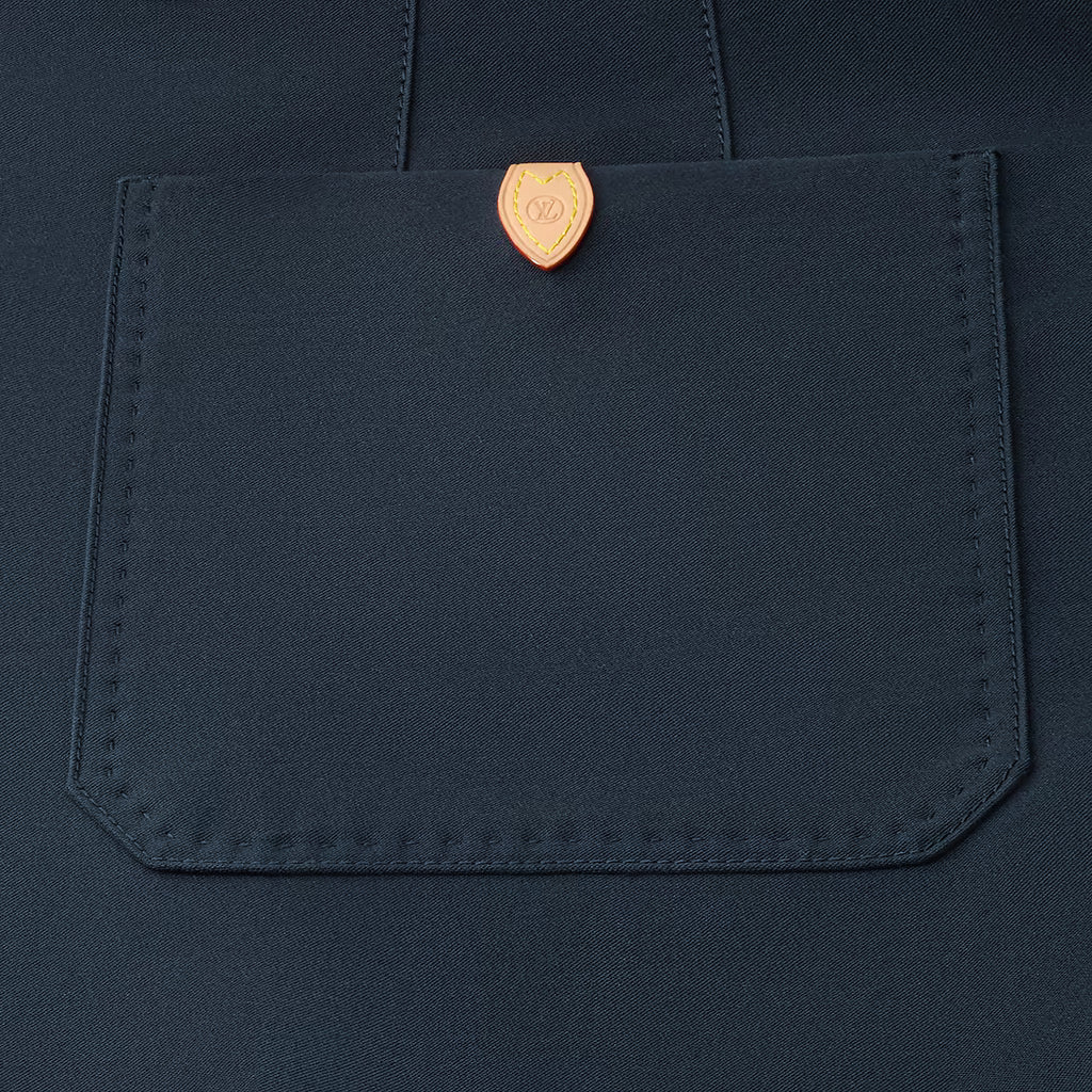 Casual Cotton-Silk Crepe Pants