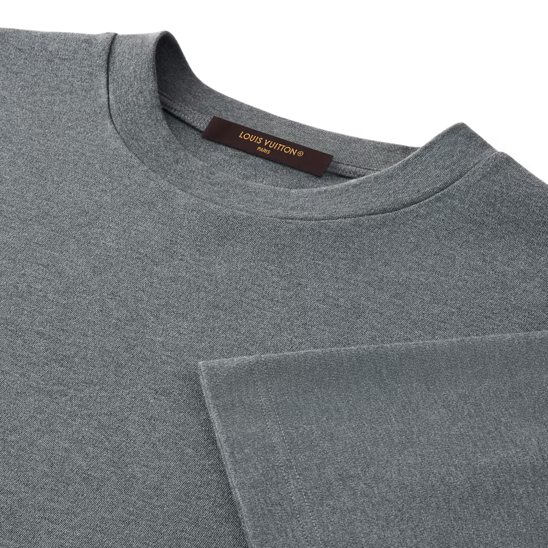 Cotton-Silk Short-Sleeved T-Shirt