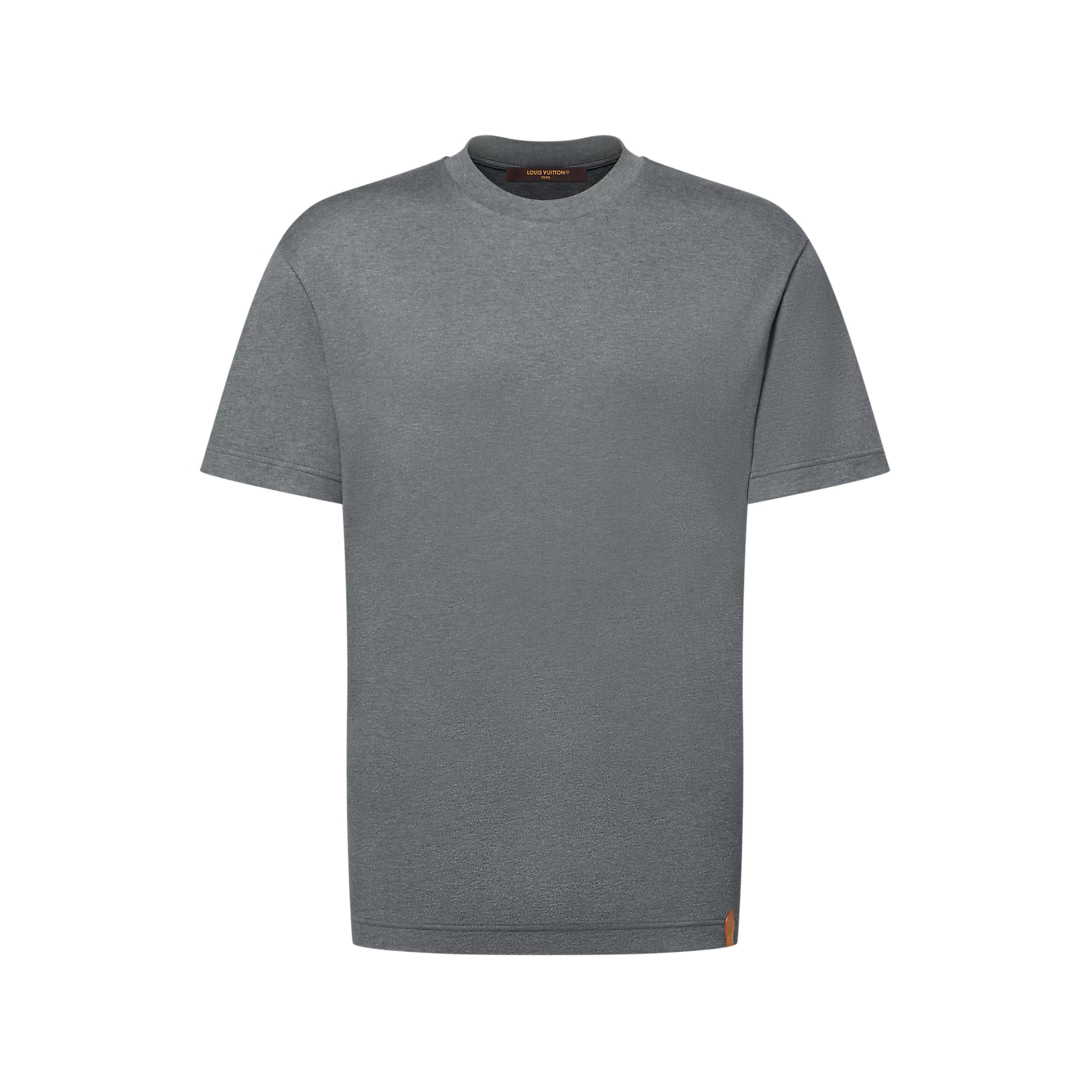 Cotton-Silk Short-Sleeved T-Shirt