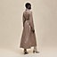 Mosaique drawstring long dress