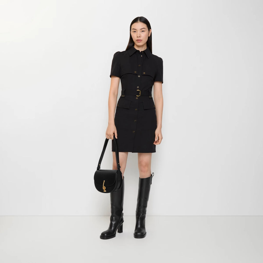 Wool Trench Dress